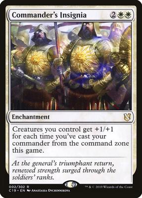 Commander's Insignia card from Commander 2019