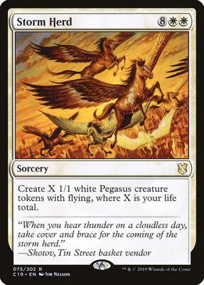 Storm Herd card from Commander 2019