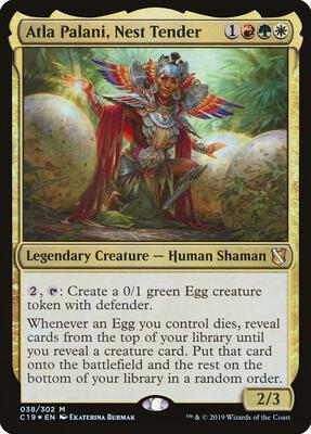 Atla Palani, Nest Tender card from Commander 2019
