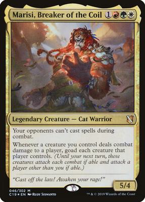 Marisi, Breaker of the Coil card from Commander 2019