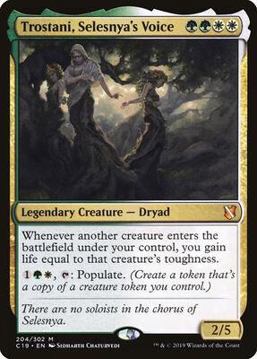 Trostani, Selesnya's Voice card from Commander 2019