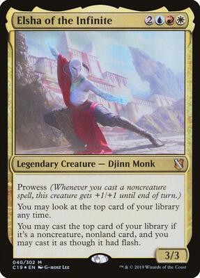 Elsha of the Infinite card from Commander 2019