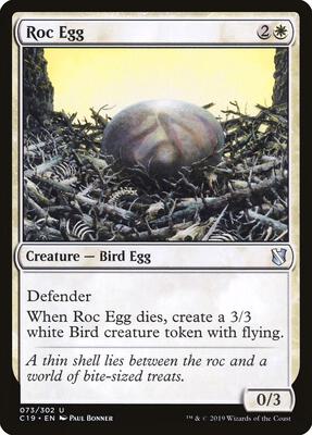 Roc Egg card from Commander 2019