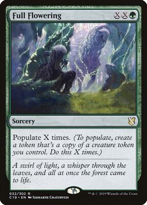 Full Flowering card from Commander 2019