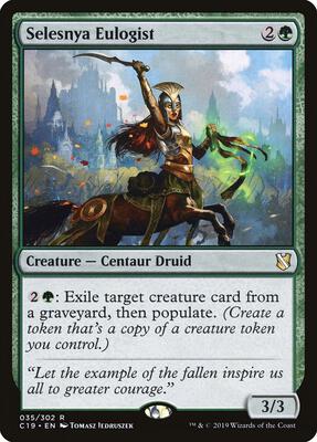 Selesnya Eulogist card from Commander 2019