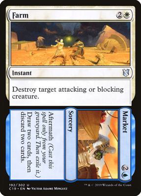 Farm // Market card from Commander 2019