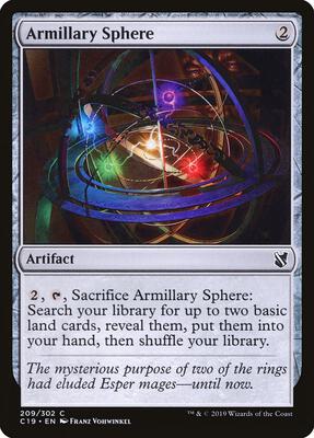 Armillary Sphere card from Commander 2019