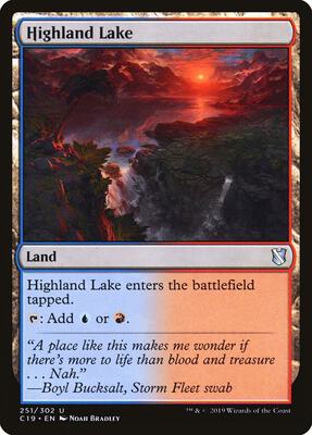 Highland Lake card from Commander 2019