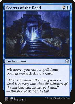 Secrets of the Dead card from Commander 2019