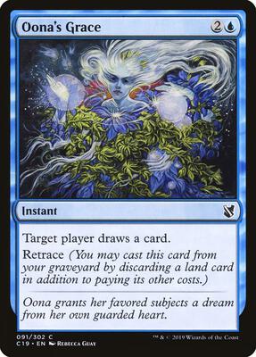 Oona's Grace card from Commander 2019