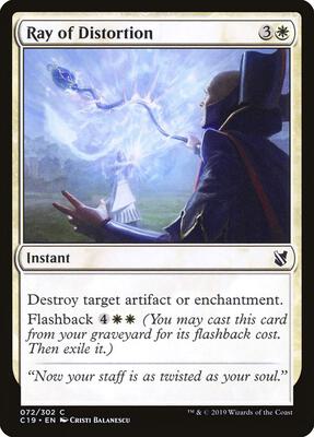 Ray of Distortion card from Commander 2019