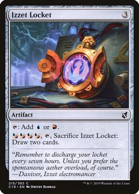 Izzet Locket card from Commander 2019