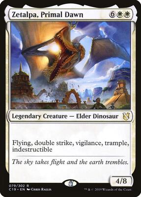 Zetalpa, Primal Dawn card from Commander 2019