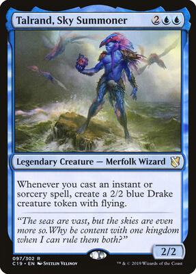 Talrand, Sky Summoner card from Commander 2019