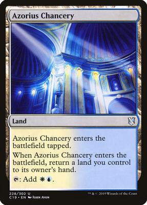 Azorius Chancery card from Commander 2019