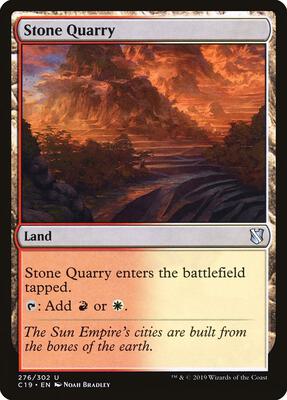 Stone Quarry card from Commander 2019