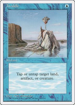 Twiddle card from Fourth Edition