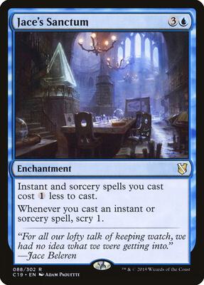 Jace's Sanctum card from Commander 2019