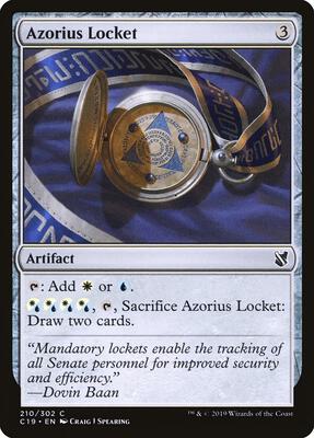 Azorius Locket card from Commander 2019