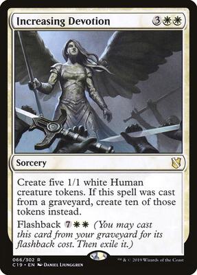 Increasing Devotion card from Commander 2019