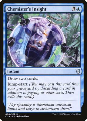 Chemister's Insight card from Commander 2019