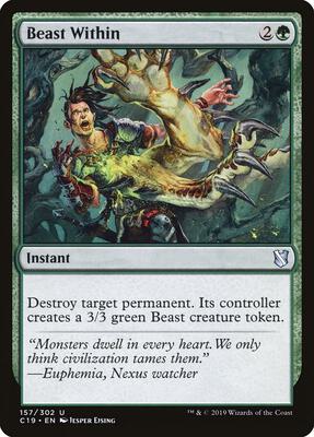 Beast Within card from Commander 2019