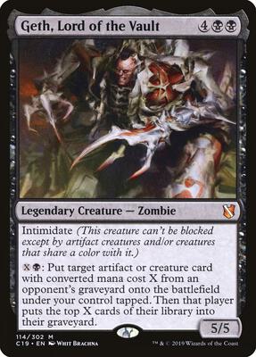 Geth, Lord of the Vault card from Commander 2019
