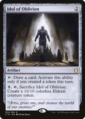 Idol of Oblivion card from Commander 2019