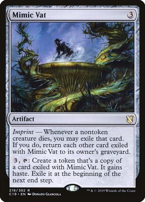 Mimic Vat card from Commander 2019