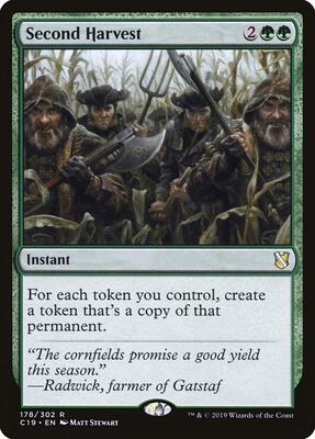 Second Harvest card from Commander 2019