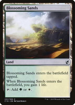 Blossoming Sands card from Commander 2019