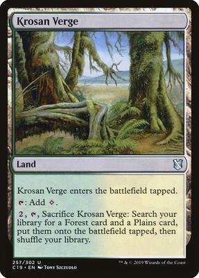 Krosan Verge card from Commander 2019