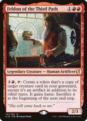 Feldon of the Third Path card from Commander 2019