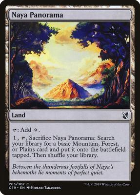 Naya Panorama card from Commander 2019