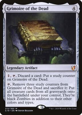 Grimoire of the Dead card from Commander 2019