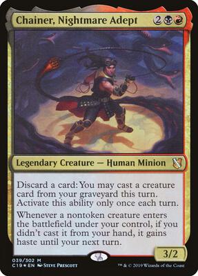 Chainer, Nightmare Adept card from Commander 2019