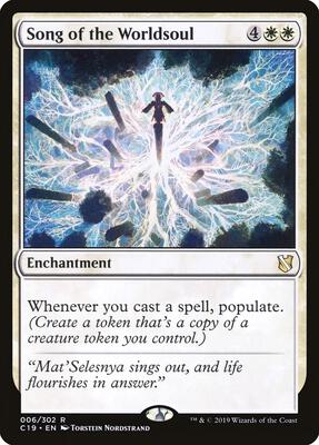 Song of the Worldsoul card from Commander 2019