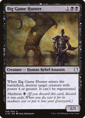 Big Game Hunter card from Commander 2019