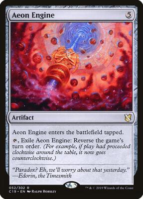 Aeon Engine card from Commander 2019