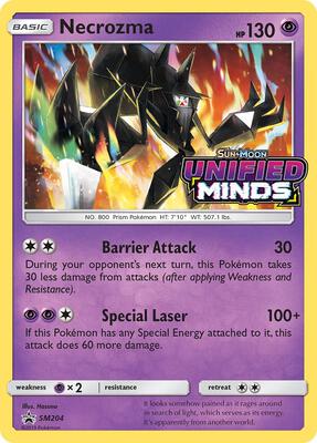 Necrozma - SM204 (Prerelease) card from SM Promos