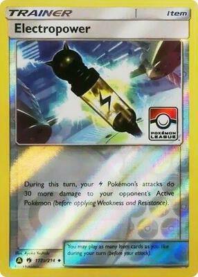 Electropower - 172a/214 (Pokemon League) card from League & Championship Cards