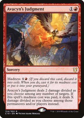 Avacyn's Judgment card from Commander 2019