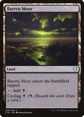 Barren Moor card from Commander 2019