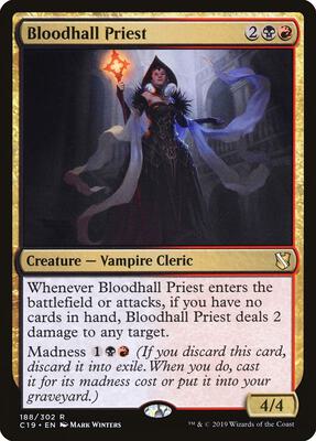 Bloodhall Priest card from Commander 2019