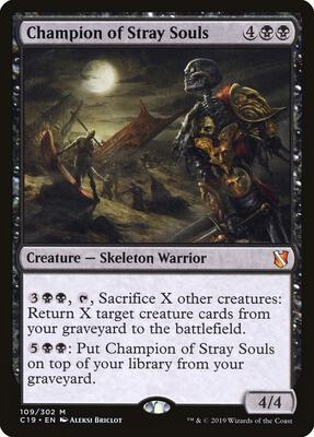Champion of Stray Souls card from Commander 2019