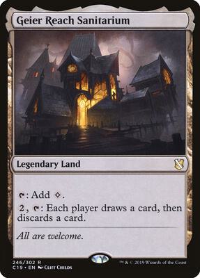 Geier Reach Sanitarium card from Commander 2019