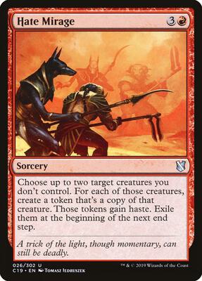 Hate Mirage card from Commander 2019