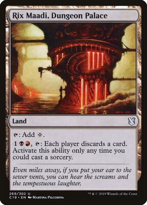 Rix Maadi, Dungeon Palace card from Commander 2019
