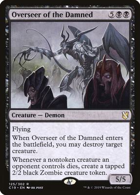 Overseer of the Damned card from Commander 2019