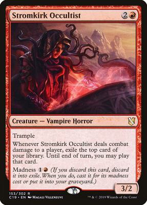 Stromkirk Occultist card from Commander 2019